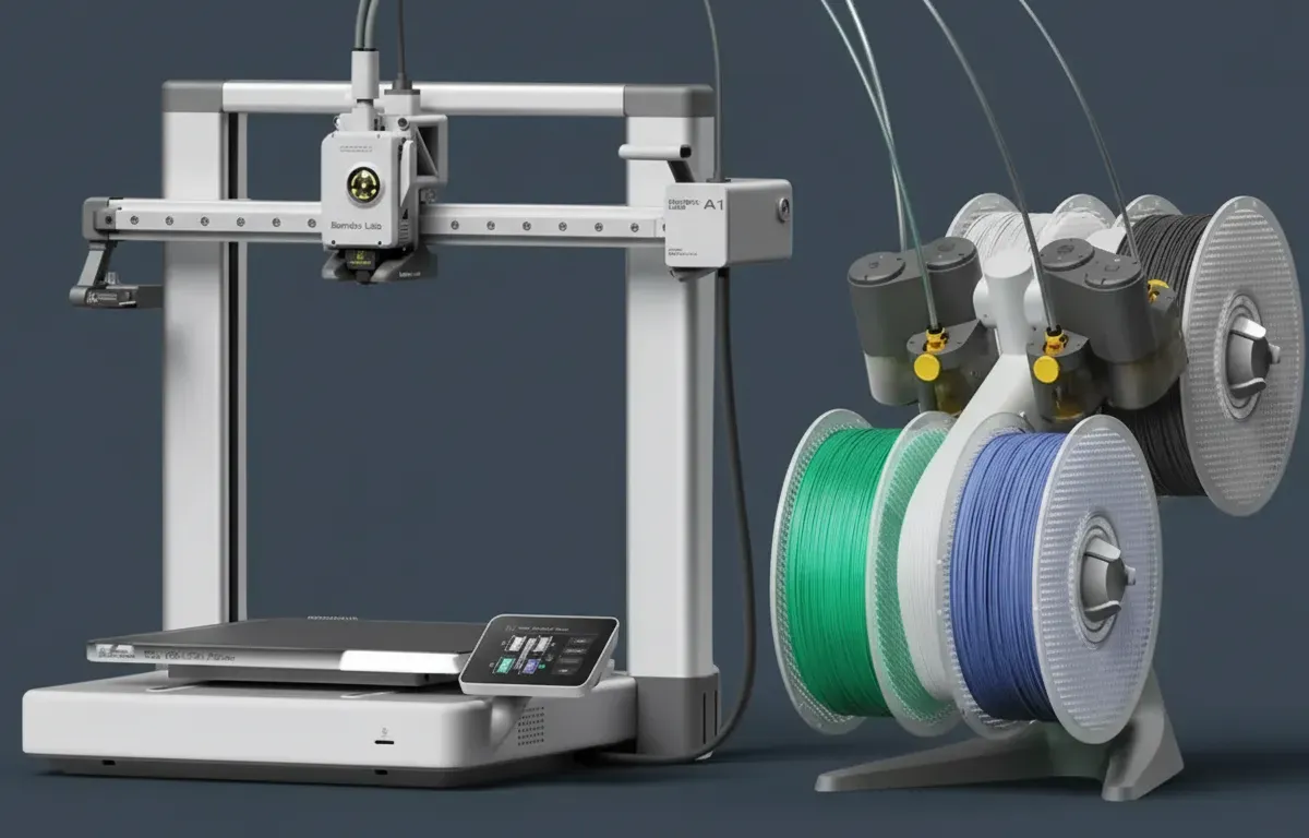 Review Completo Bambu Lab A1 + AMS Lite: A Melhor Impressora Multimaterial?