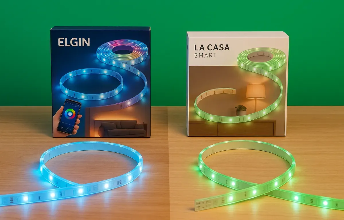 Fitas de LED Elgin e La Casa Smart: qual comprar?