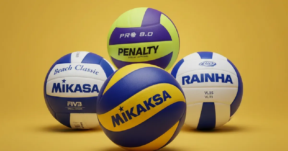 Produtos Esportivos: qual bola de vôlei escolher para iniciantes em 2026?
