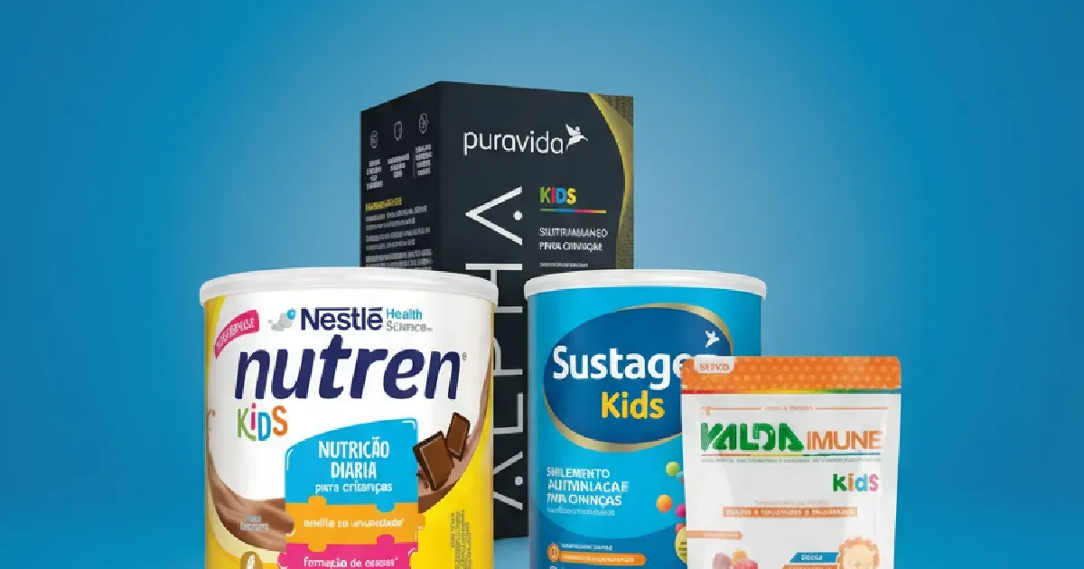 Suplementos alimentares para crianças: qual comprar em 2026?