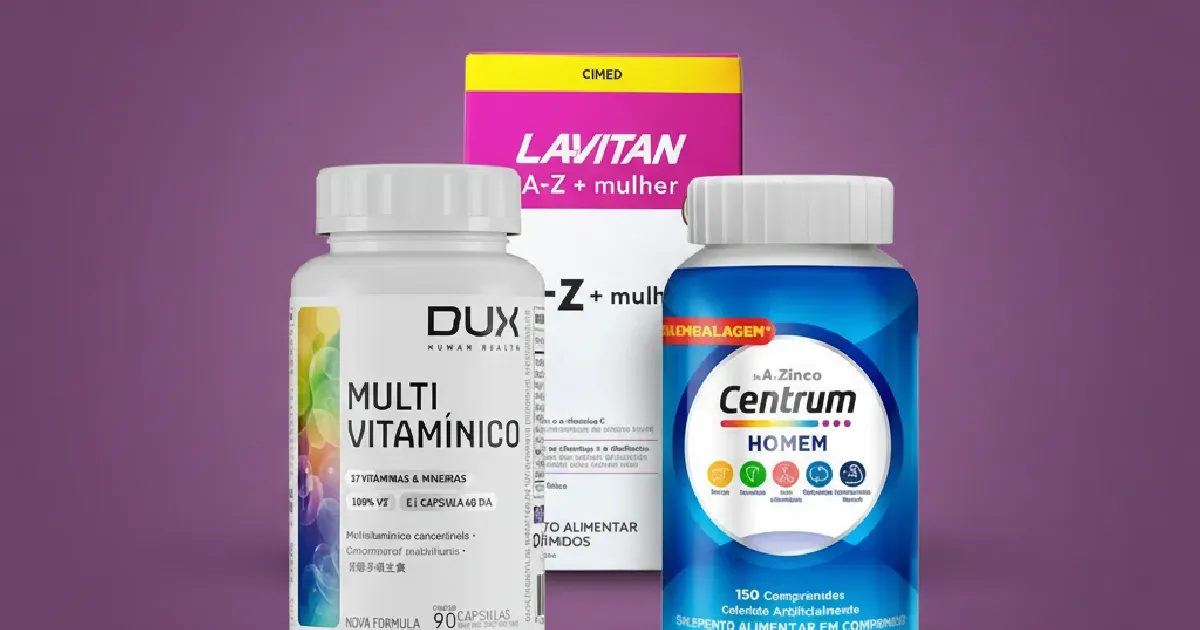 Vitaminas multivitamínicas: qual comprar em 2026 para energia?