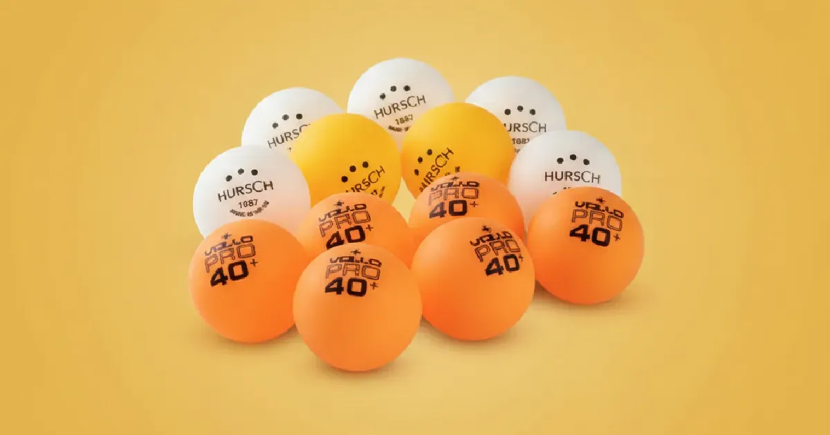 Bolas de Ping-Pong: qual comprar para uso profissional em 2026?