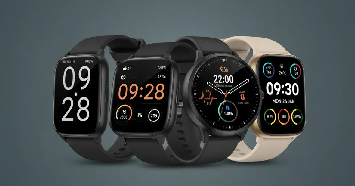 Smartwatches baratos: qual comprar em 2026 (Haiz, Xiaomi e mais)