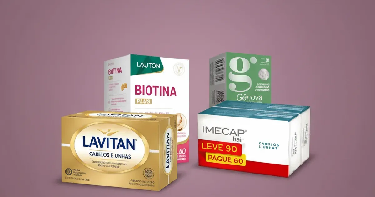 Vitaminas para queda de cabelo feminino: qual comprar em 2026?