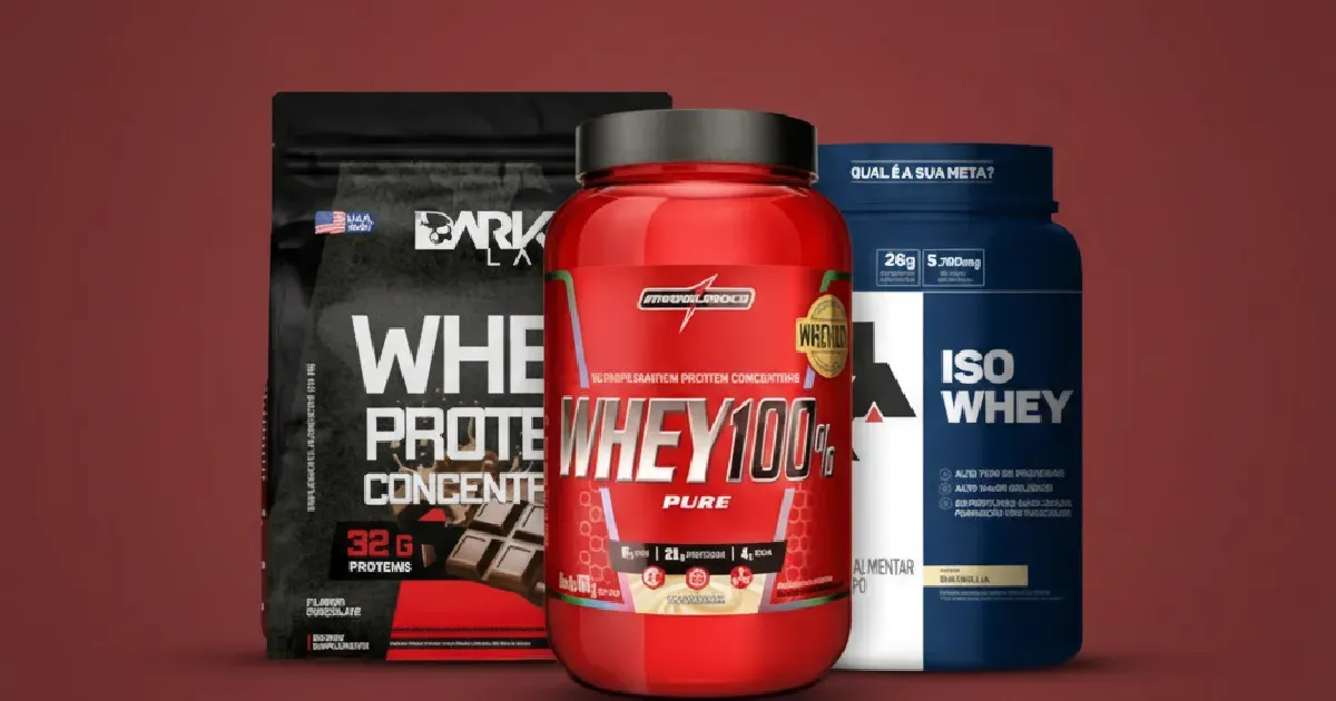 Suplementos Whey Protein: qual comprar para musculação em 2026?