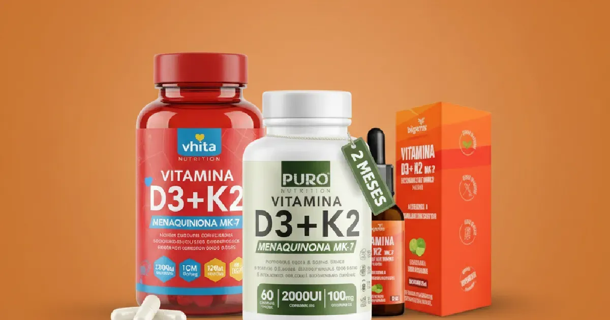 Suplementos da hora: quais vitaminas D3 com K2 vale a pena comprar em 2026?
