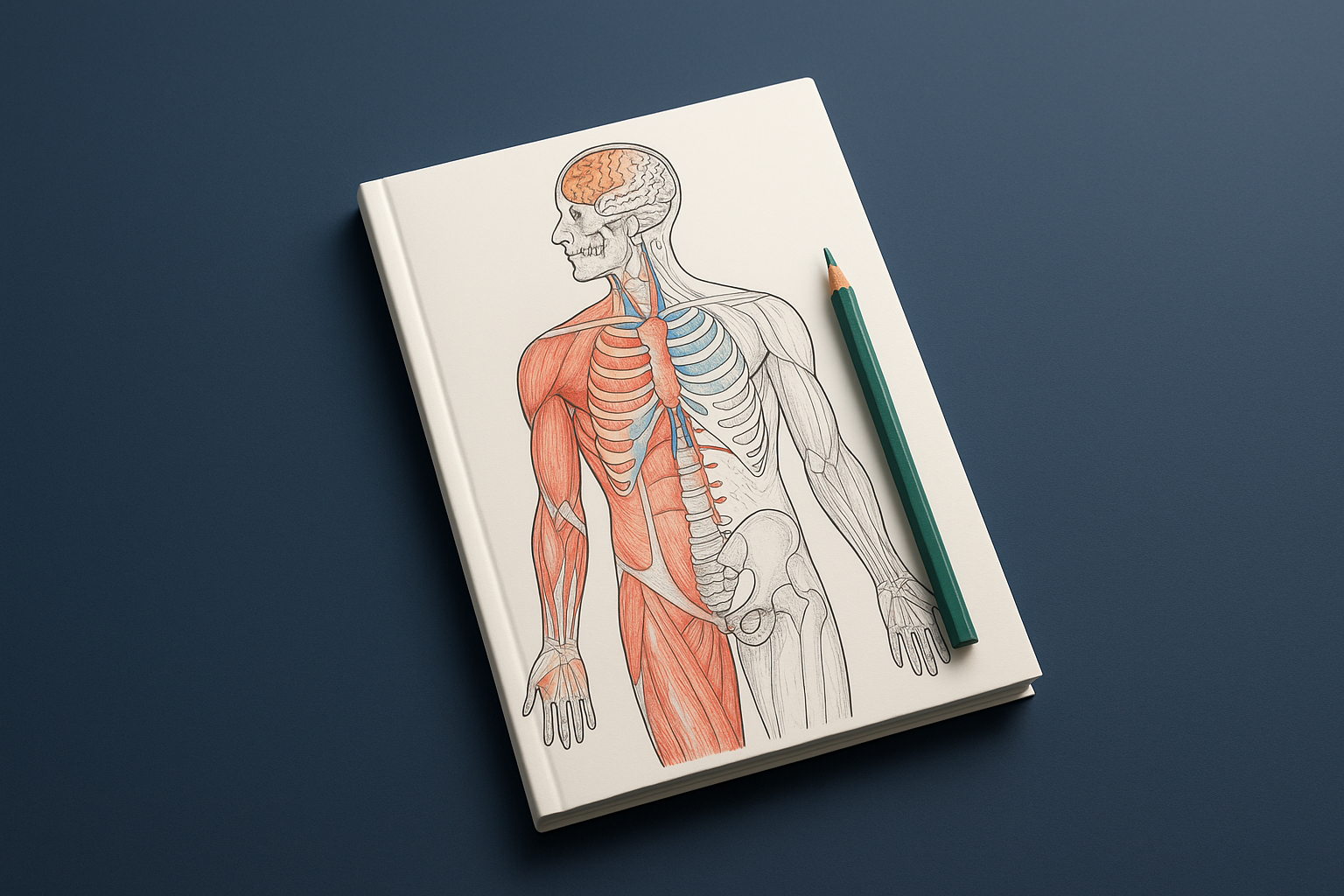 Escolher o livro de anatomia para colorir certo pode transformar seu aprendizado