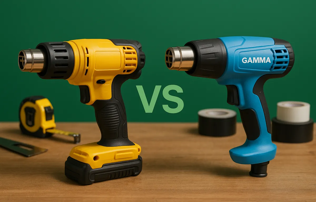 Sopradores térmicos Dewalt e Gamma: qual comprar?