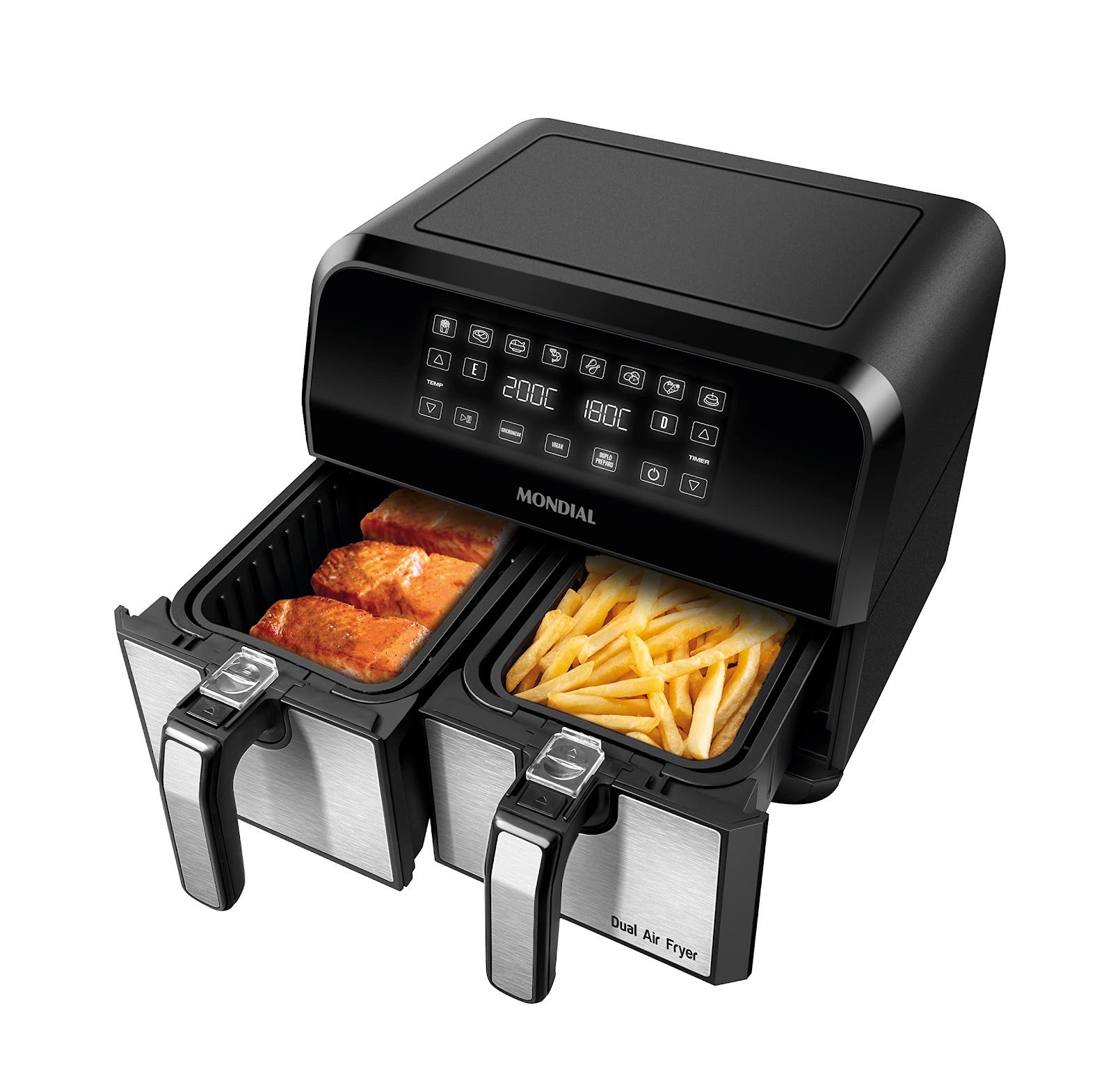 Air Fryer Dual Duplo Cesto Mondial