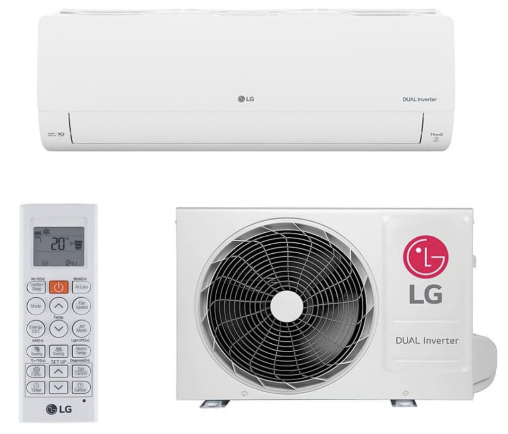 Ar Condicionado Inverter Quente e Frio Hi Wall LG Dual Voice 12.000 Btus