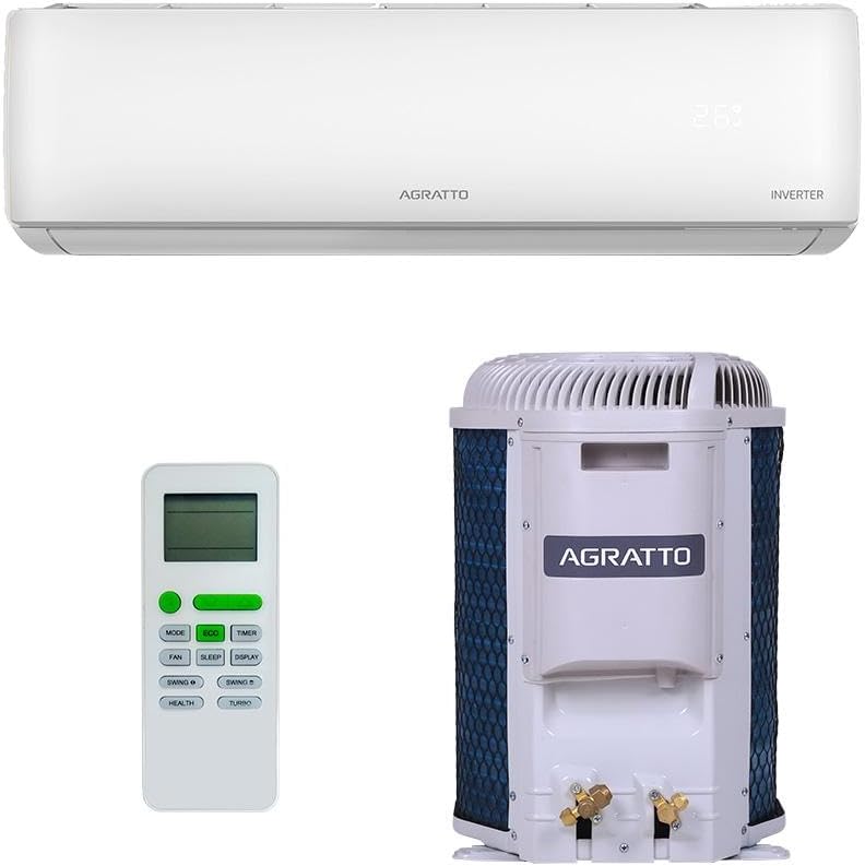 Ar Condicionado Split Inverter 12000 Btus Frio Liv Top Agratto 220V