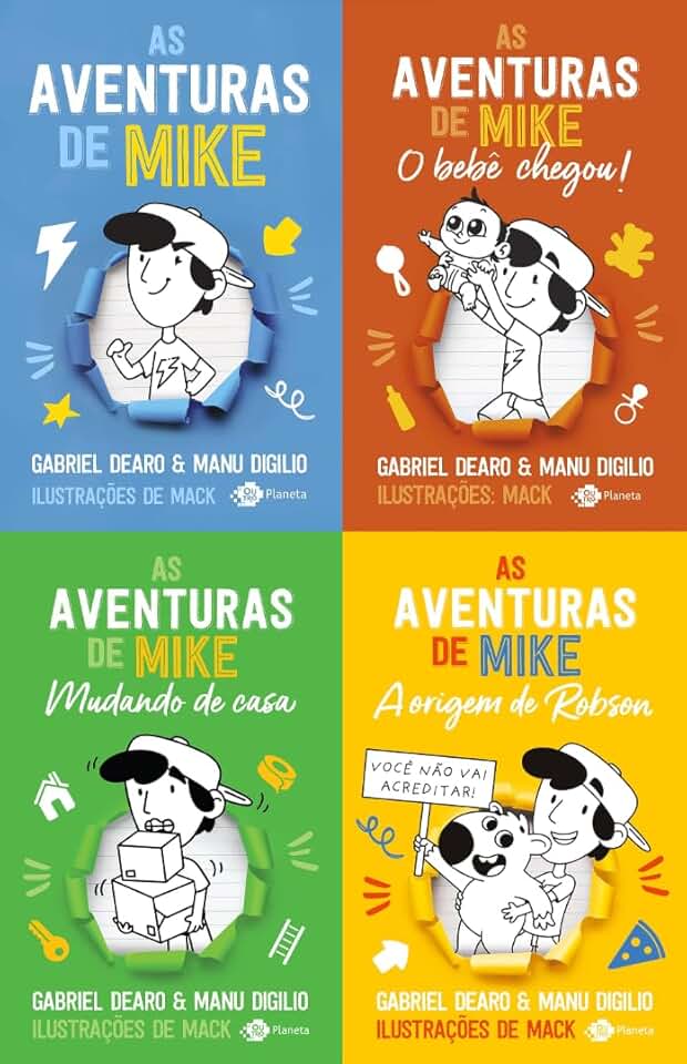 As Aventuras de Mike: Kit 4 Volumes