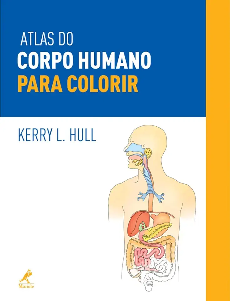Atlas do corpo humano para colorir
