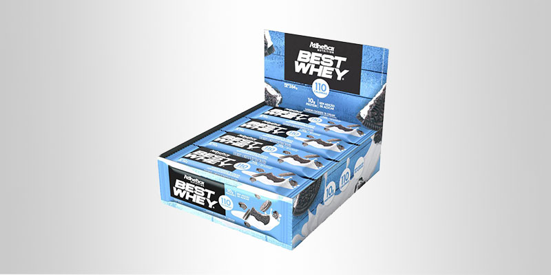 Barra de Proteína Best Whey Cookies and Cream - Atlhetica Nutrition