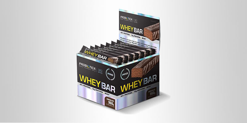 Barra de Proteína Whey Bar Chocolate - Probiotica