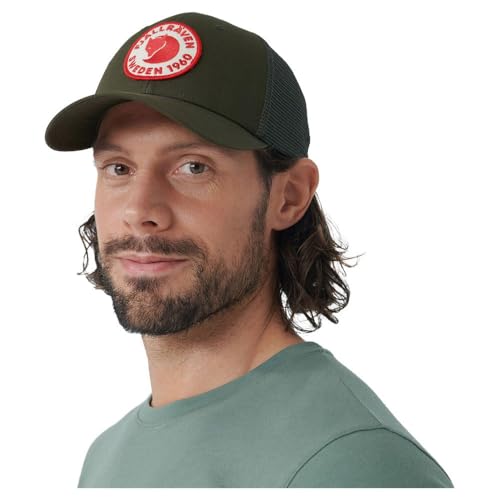Boné Langtradarkeps com Logotipo Fjallraven 1960 - Deep Forest