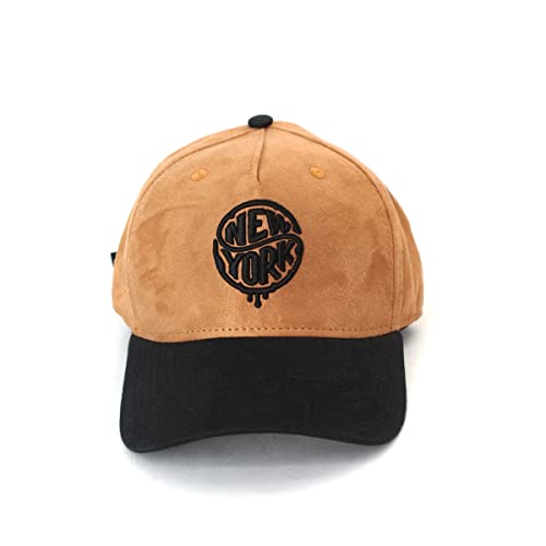 Boné Masculino Aba Curva Strapback Camurça