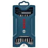 BOSCH Kit de Pontas para Parafusar Mini X-Line com 25 Peças ｜ 2 607 017 400
