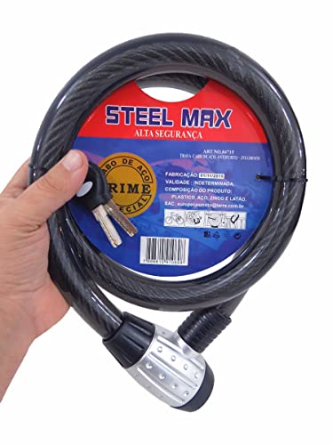 Cadeado para Bicicleta Steel Max L200 S10