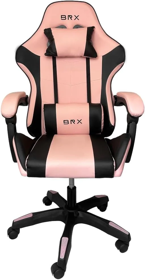 Cadeira Gamer BRX IMPACT PINK & BLACK