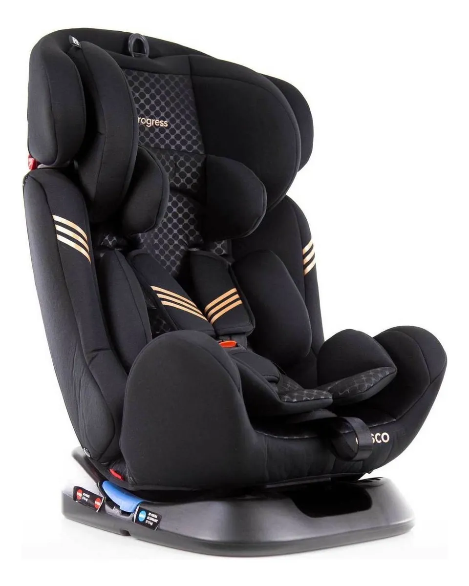 Cadeirinha Cosco Kids, Progress, 0 a 36kg, Preto Bronze