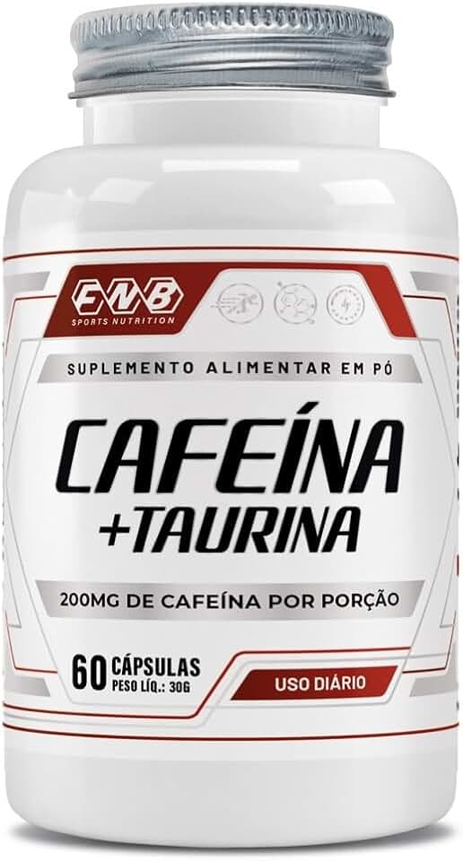 Cafeína + Taurina 60 Cápsulas 500mg Flora Nativa