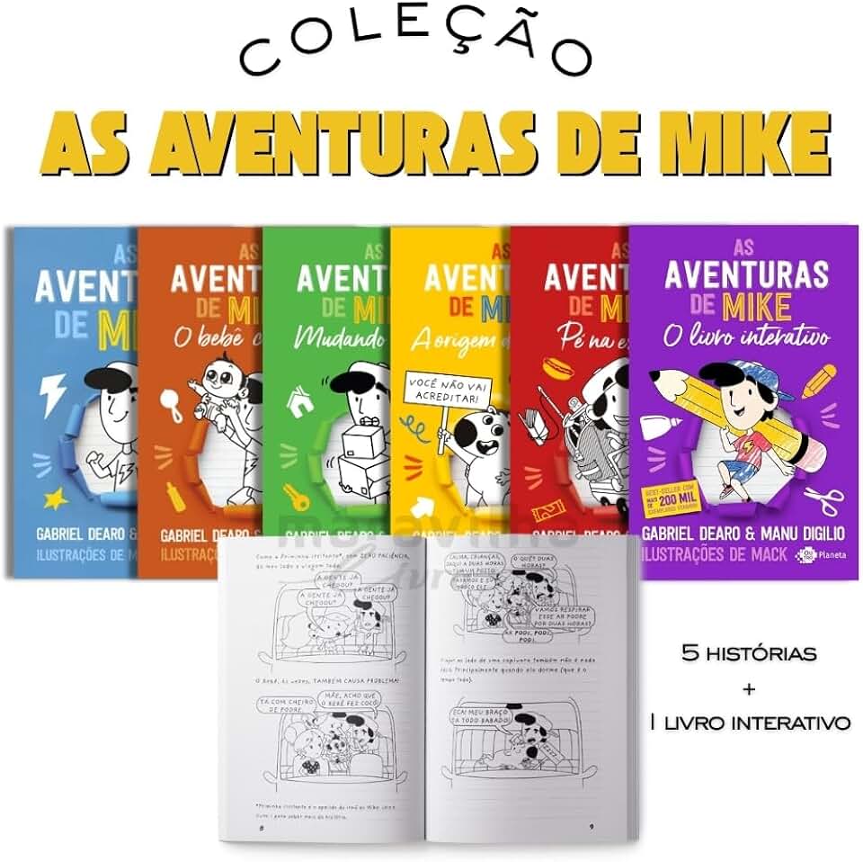 Coleção As Aventuras de Mike – 6 Livros