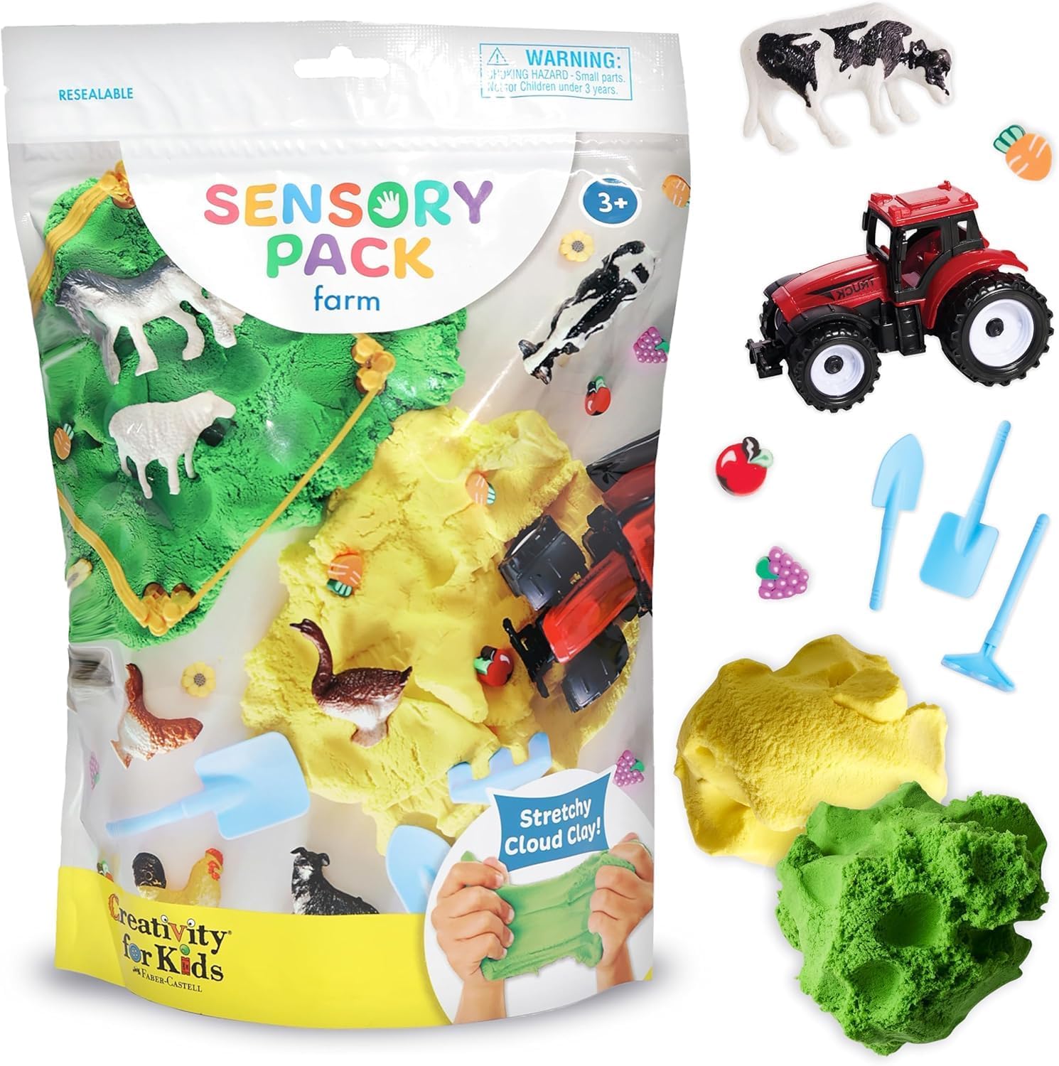 Creativity For Kids, Faber-Castell, Kit Sensorial - Unicórnio, para crianças a partir de 3 anos