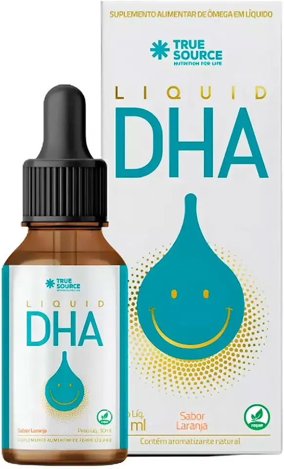 DHA Liquid - True Source - Dha Liquido 30ml - Sabor Laranja