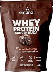 Emana Whey com Stevia Chocolate Belga 450g