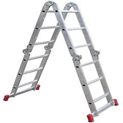 Escada Articulada Multifuncional 12 Degraus 13 Posições