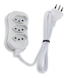 Extensão Slim 3 Tomadas Tripolar Bivolt Force Line