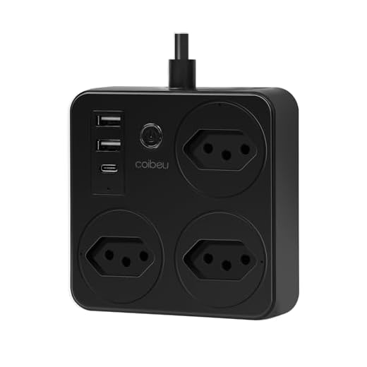 Filtro de Linha Wifi 3 Tomadas + 2 USB + 1 USB-C + Controle Por Voz