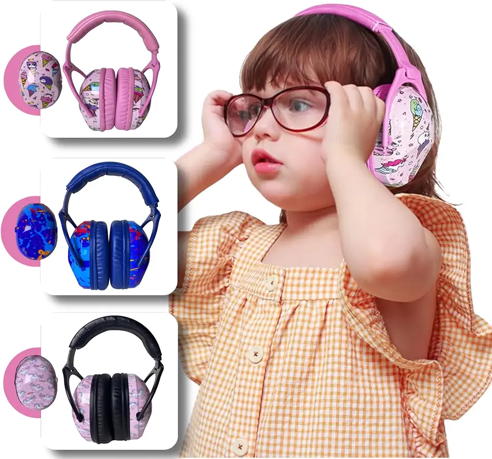 Fone Abafador de Ruídos Autismo Infantil Colorido - ALVATEC ATC®