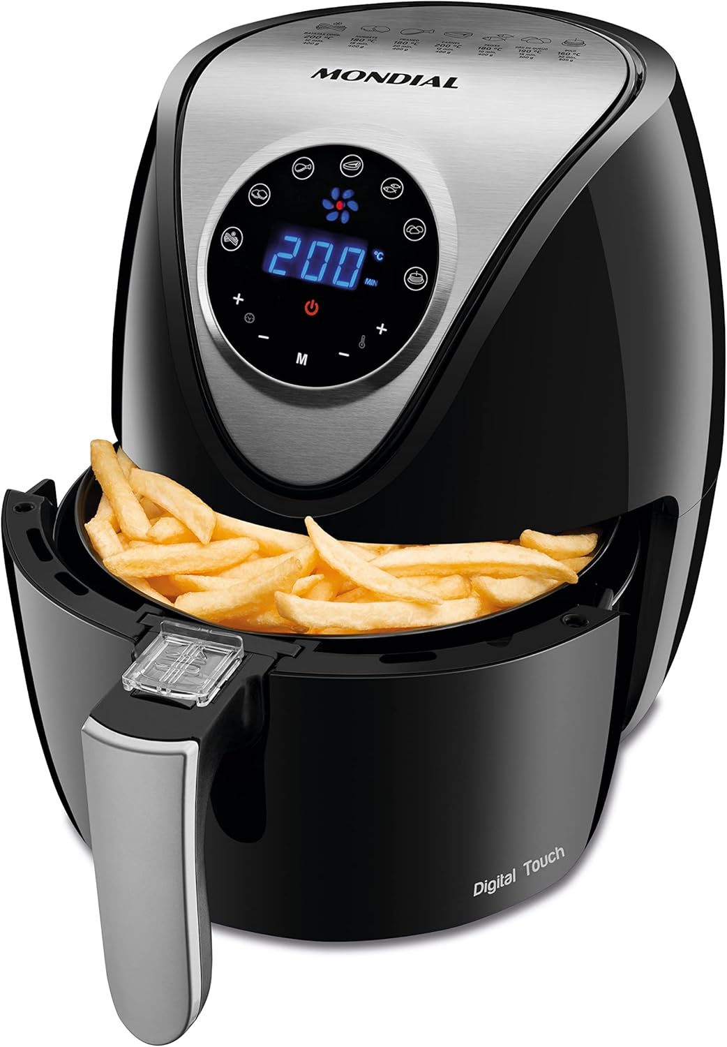 Fritadeira sem Óleo Cadence Pratic Fryer, 3L, Preta, 110V, FRT515