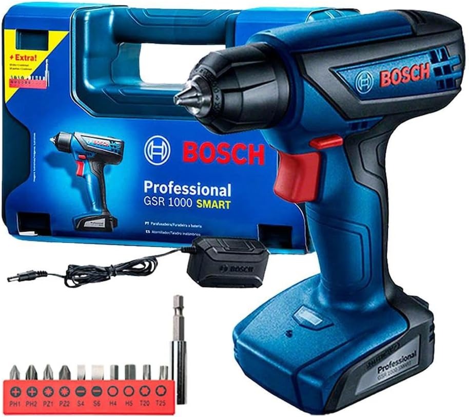 Furadeira e Parafusadeira Bosch GSR 1000 Smart