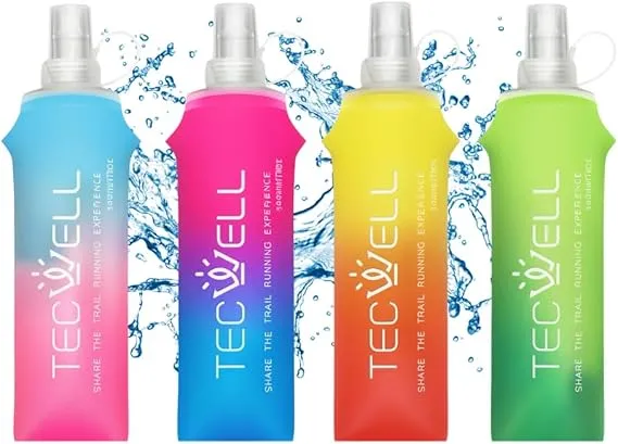 Garrafa De Água Dobrável Silicone 500ml