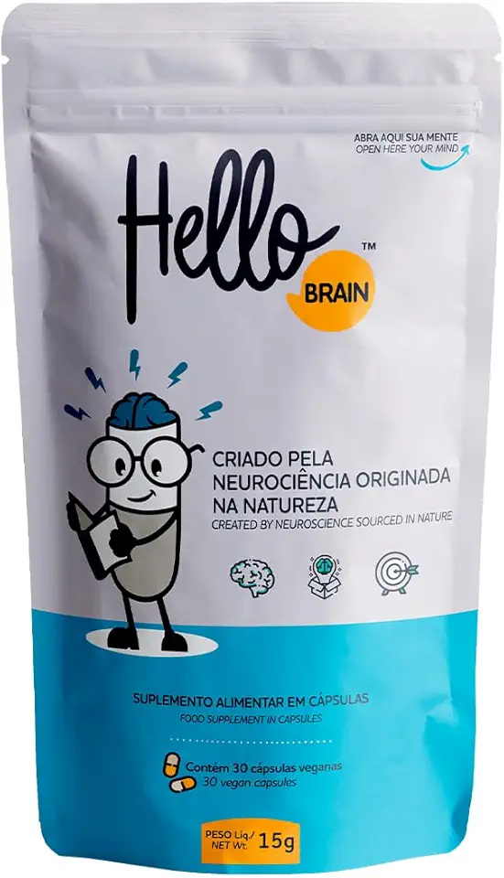 Hellobrain Suplemento de Saúde Cerebral