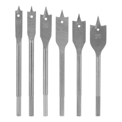 Jogo de Brocas Chatas para Madeira 6 Peças Sparta