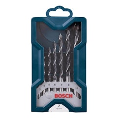 Jogo de Brocas Madeira Mini X-Line 3-10 mm 7 Peças Bosch