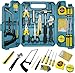 Kit Ferramentas Jogo Caixa Ferramentas Maleta Completa Jogo Manuais Ferramentas Mala Multiuso Simples 27 Peças com Caixa de Ferramenta Organizadora Estojão - Premium