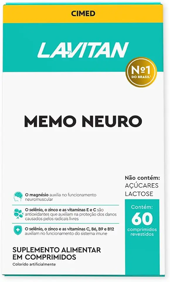 Lavitan Memo Neuro 60 Cápsulas