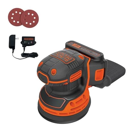Lixadeira de folha 20V MAX* – Black+Decker