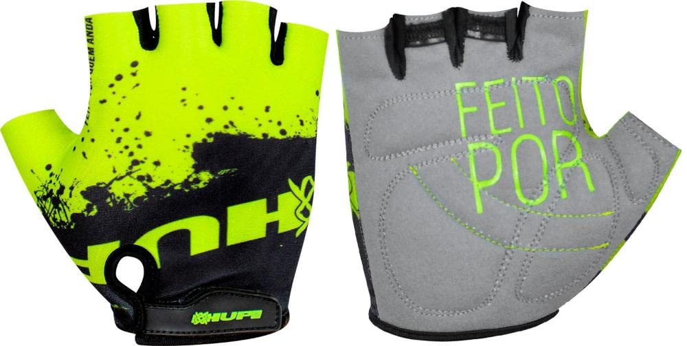 Luva Ciclismo Hupi Eco Dedo Curto Splash