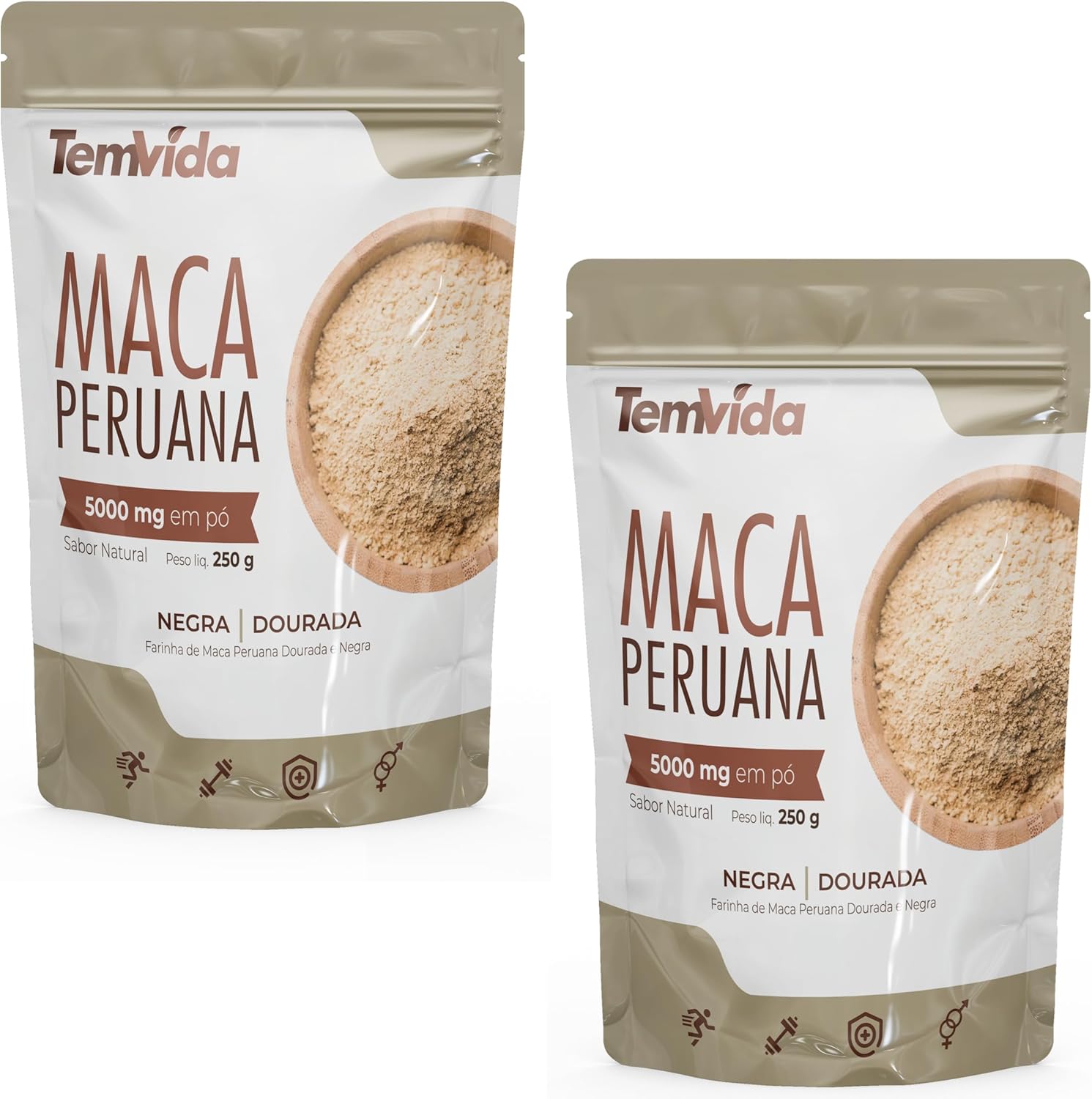 Maca Peruana em Pó Tem Vida