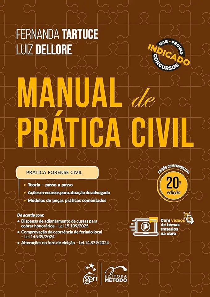 Manual de Prática Civil - 20ª Edição 2025