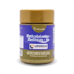 Metilcobalamina B12 + Metilfolato + B6. Lipossomal Natusvita