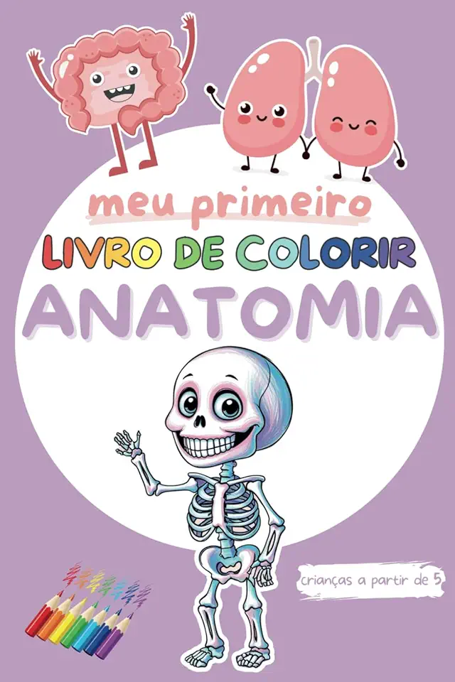 meu primeiro livro de anatomia para colorir