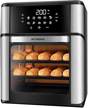 MONDIAL Fritadeira Air Fryer Forno Oven 12L AFON-12L-BI
