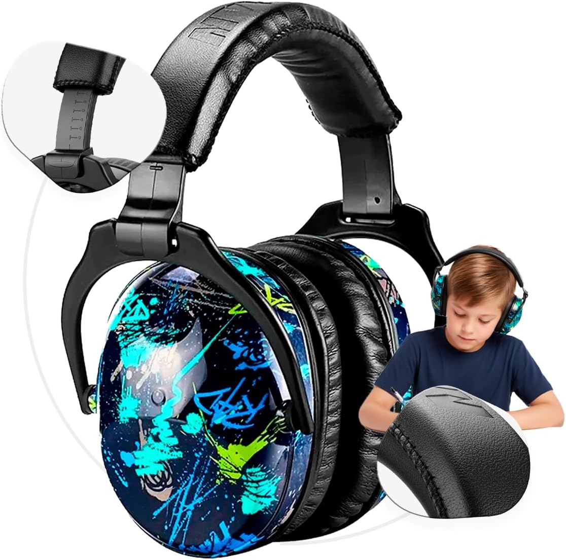 Nautilus Ocean - Abafador de Ruídos para Autismo Dobrável